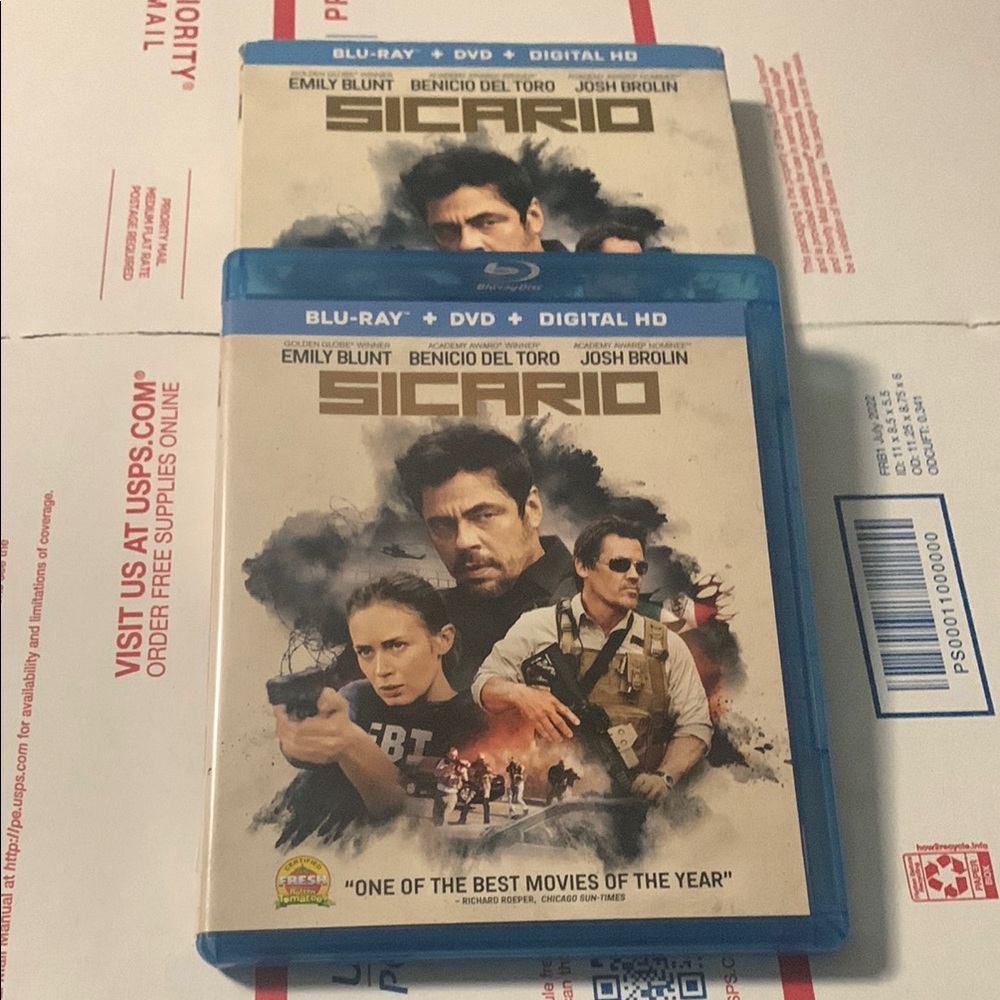 Sicario Blu-ray DVD Digital HD Set
